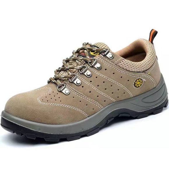 Safety work shoes breathable oil resistant hiking shoes